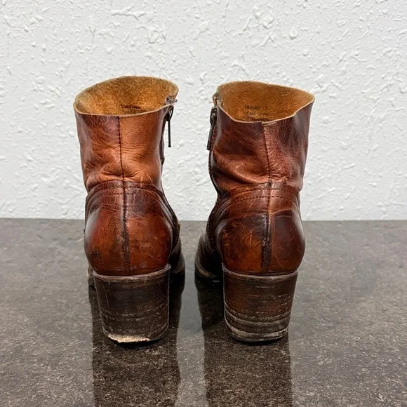 Freebird by Steven Distressed Brown Ankle Flint Boots